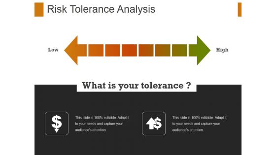 Risk Tolerance Analysis Template 1 Ppt PowerPoint Presentation Infographic Template Guidelines