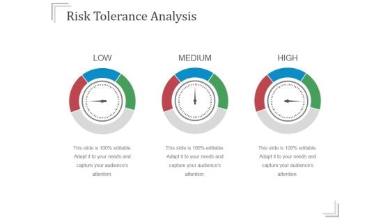 Risk Tolerance Analysis Templates 1 Ppt PowerPoint Presentation Designs