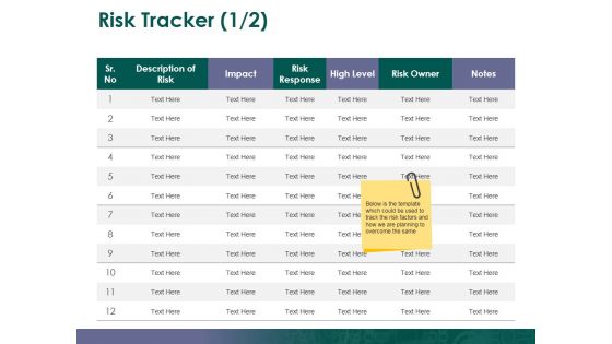 Risk Tracker Ppt PowerPoint Presentation Infographics Introduction