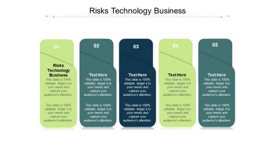 Risks Technology Business Ppt PowerPoint Presentation File Skills Cpb Pdf