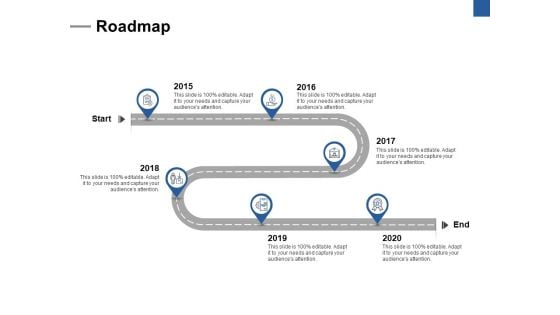 Roadmap 2015 To 2020 Ppt PowerPoint Presentation Model Rules