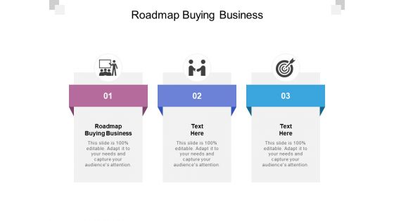 Roadmap Buying Business Ppt PowerPoint Presentation Infographic Template Objects Cpb