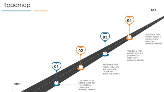 Roadmap Develop Organizational Productivity By Enhancing Business Process Mockup PDF