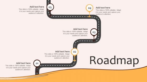 Roadmap Digital Marketing Plan For Restaurant Business Graphics PDF