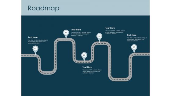 Roadmap Five Stage Ppt PowerPoint Presentation Ideas Styles