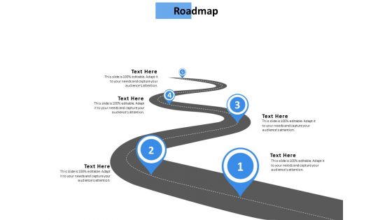 Roadmap Five Stage Ppt Powerpoint Presentation Layouts Slide