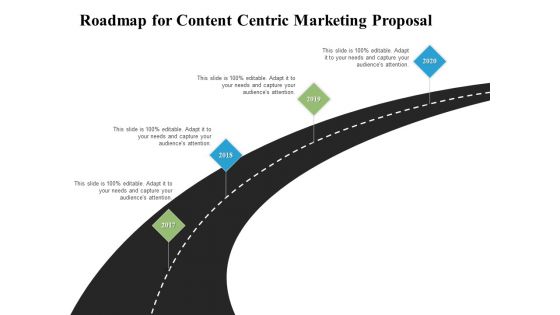 Roadmap For Content Centric Marketing Proposal Ppt PowerPoint Presentation Model Information