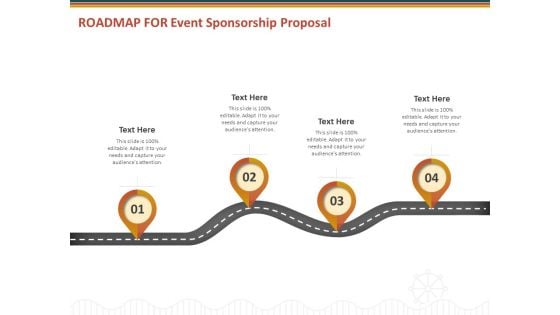 Roadmap For Event Sponsorship Proposal Ppt Model Slide PDF