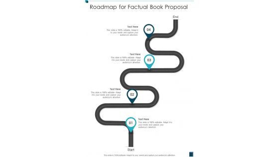 Roadmap For Factual Book Proposal One Pager Sample Example Document Roadmap For Factual Book Proposal One Pager Sample Example Document