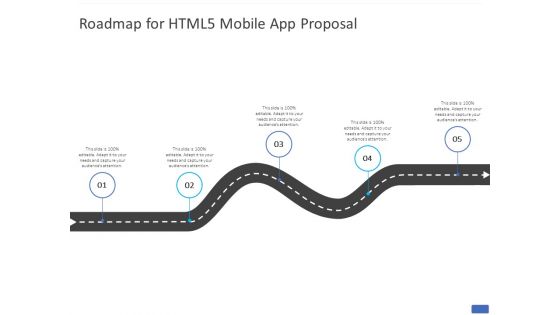 Roadmap For HTML5 Mobile App Proposal Ppt PowerPoint Presentation Layouts Designs Download PDF