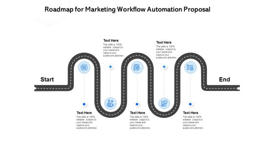 Roadmap For Marketing Workflow Automation Proposal Ppt Outline Slides PDF