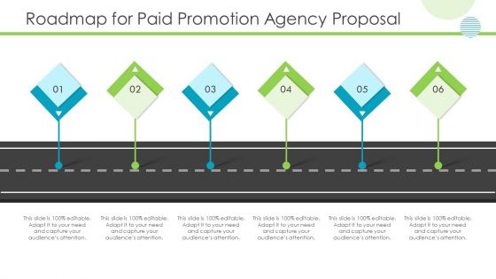 Roadmap For Paid Promotion Agency Proposal Demonstration PDF