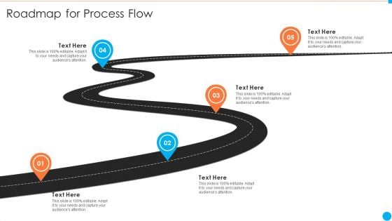 Roadmap For Process Flow IT Infrastructure By Executing Devops Approach Brochure PDF