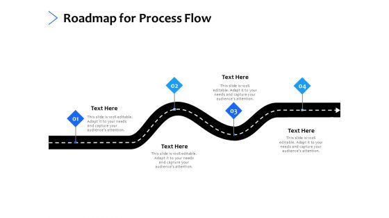 Roadmap For Process Flow Planning Ppt PowerPoint Presentation Infographic Template Graphics Template