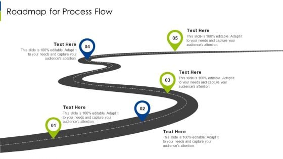 Roadmap For Process Flow Ppt Portfolio Model PDF