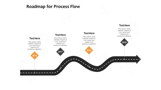 Roadmap For Process Flow Ppt PowerPoint Presentation File Clipart