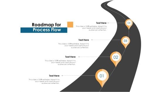 Roadmap For Process Flow Ppt PowerPoint Presentation File Layout