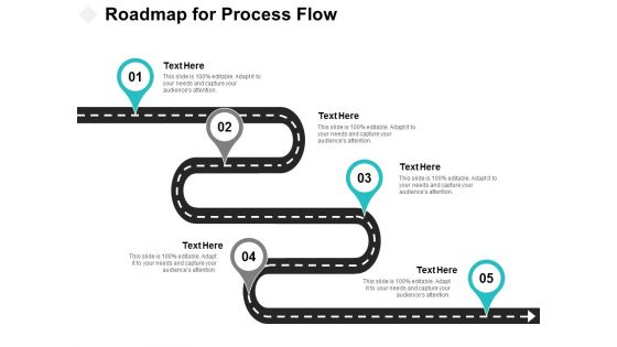 Roadmap For Process Flow Ppt PowerPoint Presentation Infographic Template Deck