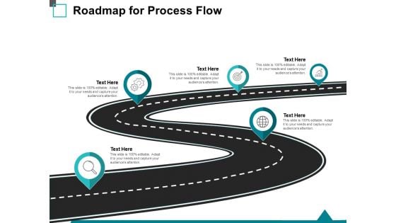 Roadmap For Process Flow Ppt PowerPoint Presentation Infographic Template Rules