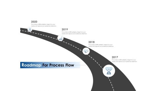 Roadmap For Process Flow Ppt PowerPoint Presentation Infographics Brochure