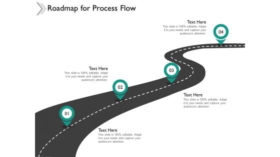 Roadmap For Process Flow Ppt Powerpoint Presentation Inspiration Mockup