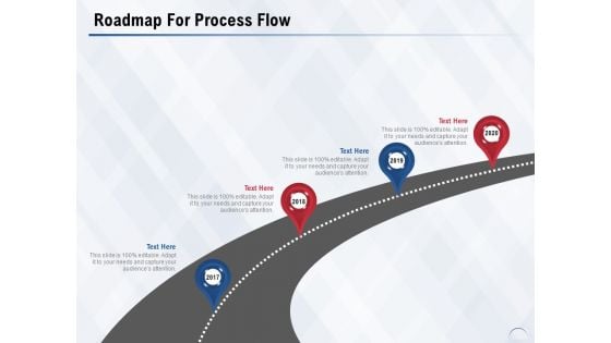 Roadmap For Process Flow Ppt PowerPoint Presentation Introduction