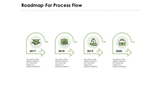 Roadmap For Process Flow Ppt PowerPoint Presentation Layouts Clipart Images