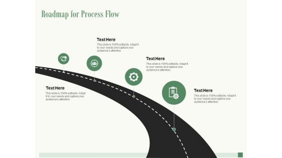 Roadmap For Process Flow Ppt PowerPoint Presentation Outline Display