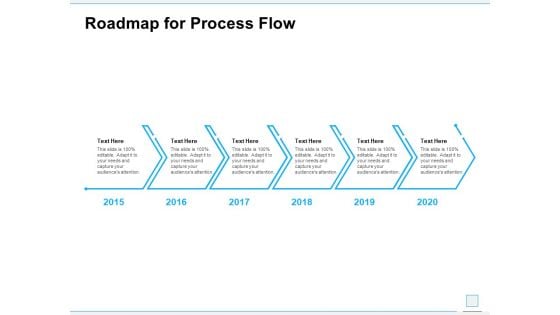 Roadmap For Process Flow Ppt PowerPoint Presentation Outline Template