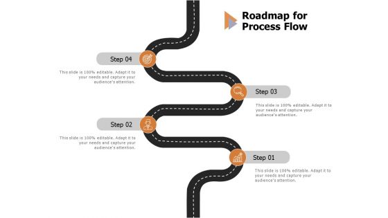 Roadmap For Process Flow Ppt PowerPoint Presentation Portfolio Mockup