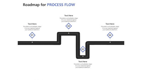 Roadmap For Process Flow Ppt PowerPoint Presentation Styles Portrait