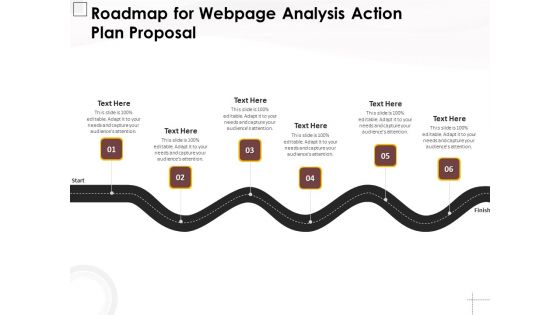 Roadmap For Webpage Analysis Action Plan Proposal Ppt PowerPoint Presentation Slides Good PDF