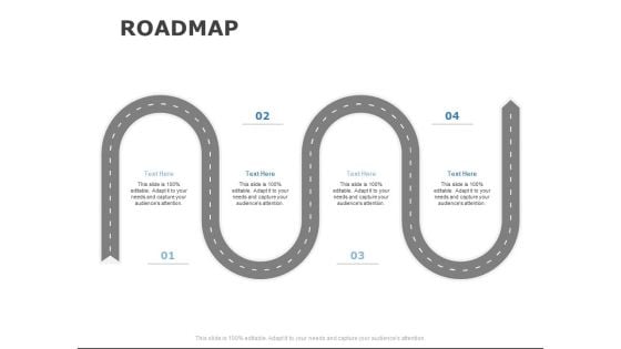 Roadmap Four Stage Ppt PowerPoint Presentation Show Example Topics