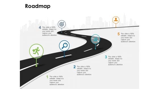 Roadmap Free PowerPoint Slide