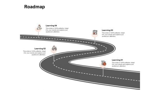 Roadmap Learning Ppt PowerPoint Presentation Icon Maker