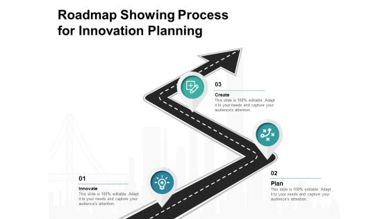 Roadmap Showing Process For Innovation Planning Ppt PowerPoint Presentation Pictures Influencers PDF