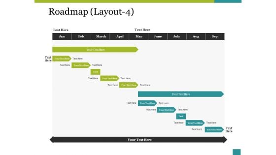 Roadmap Template 4 Ppt PowerPoint Presentation Infographics Examples