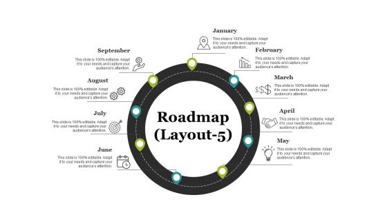 Roadmap Template 5 Ppt PowerPoint Presentation File Example File