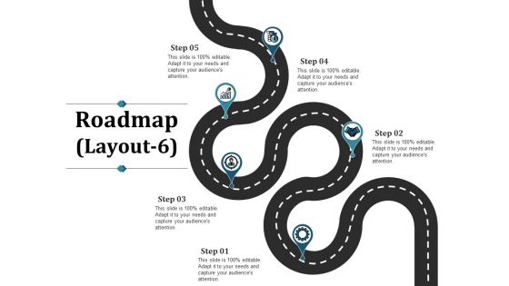 Roadmap Template 6 Ppt PowerPoint Presentation Model File Formats