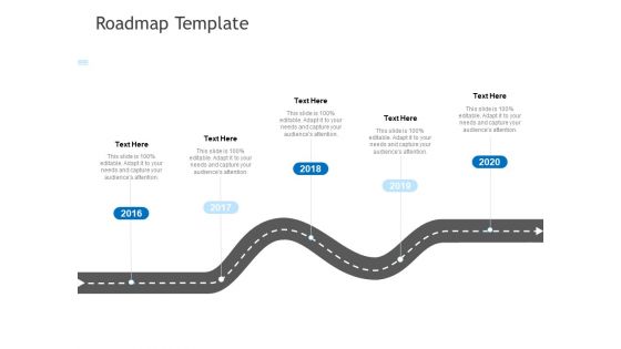 Roadmap Template Ppt PowerPoint Presentation Icon Slide Portrait PDF