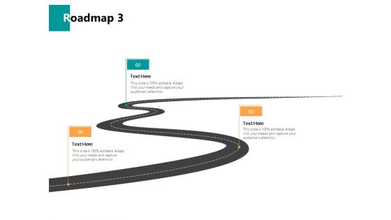 Roadmap Three Timeline Ppt PowerPoint Presentation Summary Deck