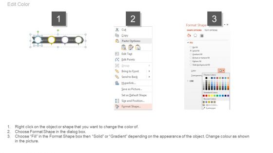 Roadmap With Year Based Timeline And Icons Powerpoint Slides