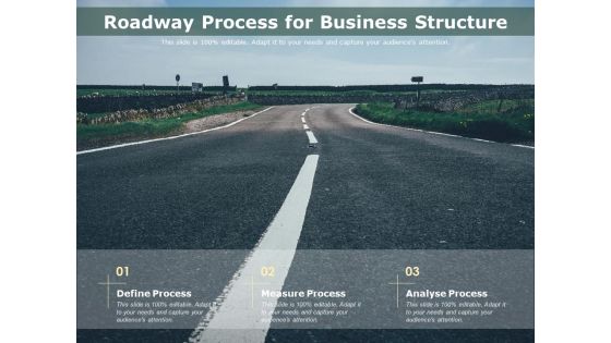 Roadway Process For Business Structure Ppt PowerPoint Presentation Summary Graphics Tutorials PDF