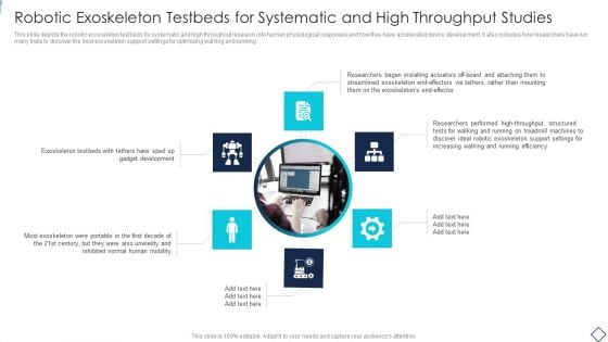 Robotic Armor IT Robotic Exoskeleton Testbeds For Systematic And High Throughput Sample PDF