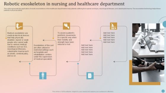 Robotic Exoskeleton In Nursing And Healthcare Department Download PDF