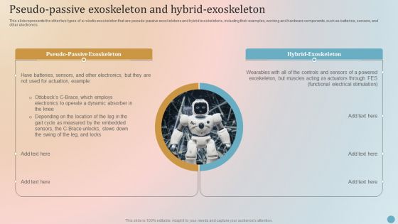 Robotic Exoskeletons Pseudo Passive Exoskeleton And Hybrid Exoskeleton Graphics PDF