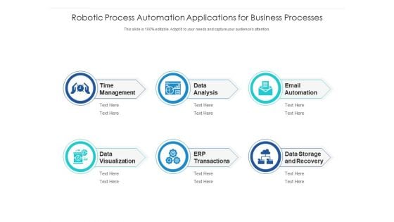 Robotic Process Automation Applications For Business Processes Ppt PowerPoint Presentation Backgrounds PDF