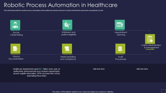 Robotic Process Automation In Healthcare Robotic Process Automation Technology Mockup PDF Robotic Process Automation In Healthcare Robotic Process Automation Technology Mockup PDF