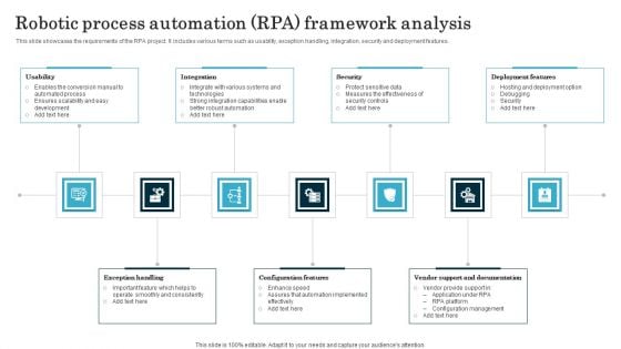 Robotic Process Automation RPA Framework Analysis Inspiration PDF