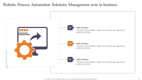 Robotic Process Automation Solutions Management Ppt PowerPoint Presentation Complete Deck With Slides Slide20